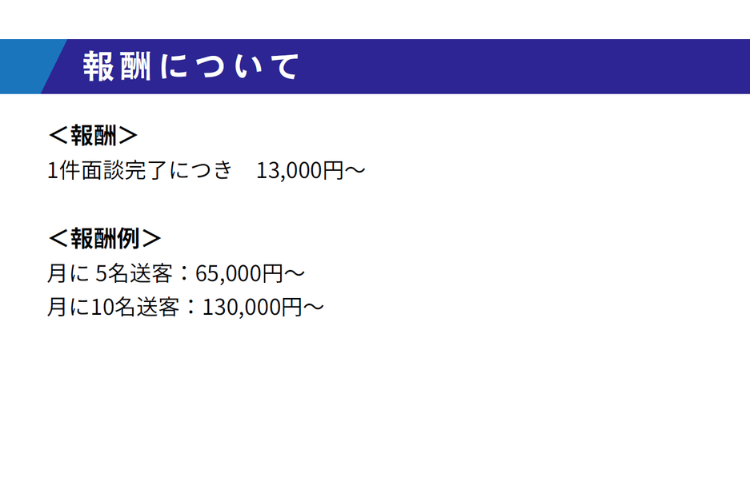 安定の面談完了型！