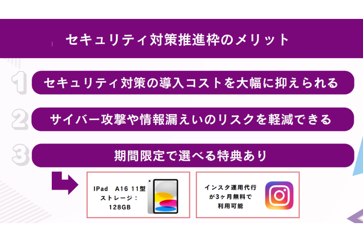 高需要のセキュリティ対策で収益化