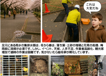雨水の集排水路の現状