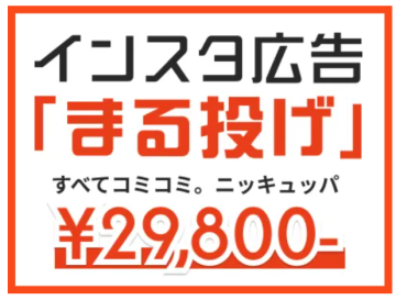 月額29,800円で始める！エリア指定型インスタ広告サブスク「まる投げ」代理店募集