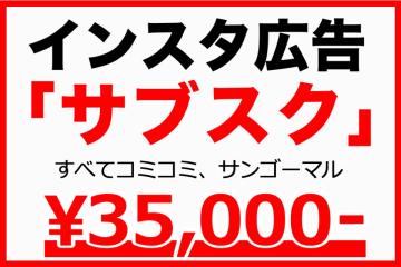 月額35,000円〜集客が出来る!インスタ広告「サブスク」代理店募集のメイン画像