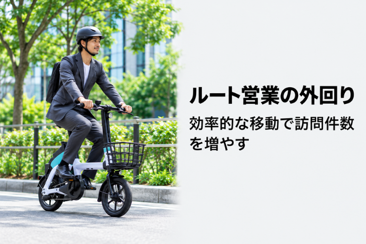 外回りの移動時間を減らし、営業提案の機会をさらに増やす