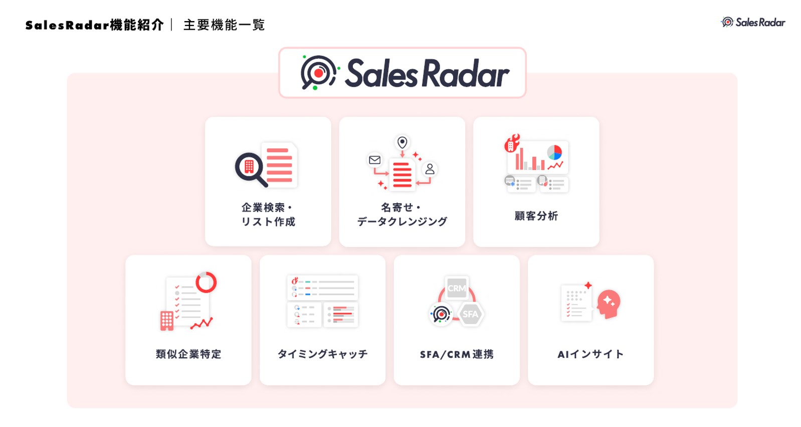 名寄せからAI分析まで。営業の全工程を網羅する「フルスペックSaaS」を扱いませんか？