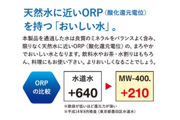 水道水との差に驚き！還元水で営業トークが弾む！