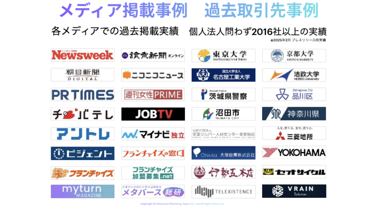 2014年から今日まで連続黒字、累計2000社以上の取引実績