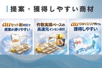 説明しやすく成約につながりやすい光回線