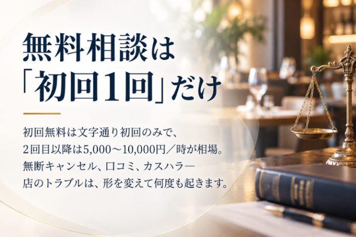 繰り返す飲食店トラブルに、都度ではなく常設の相談窓口を