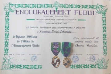 「フランス社会奨励勲章」世界最年少授章