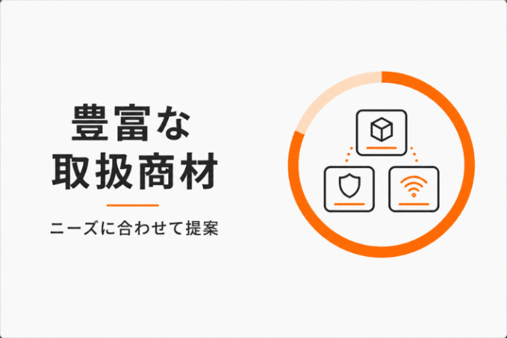 フレッツ光をはじめ、取り扱い商材多数!
